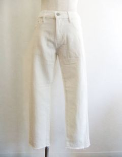 DENIM PANT ホワイト デニム