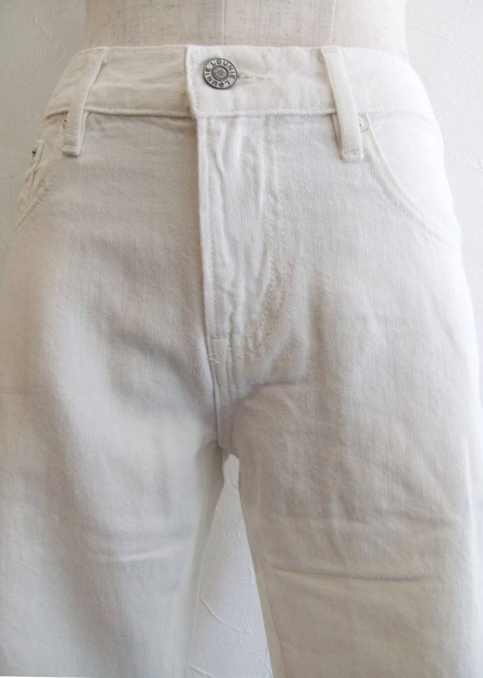 DENIM PANT ホワイト デニム