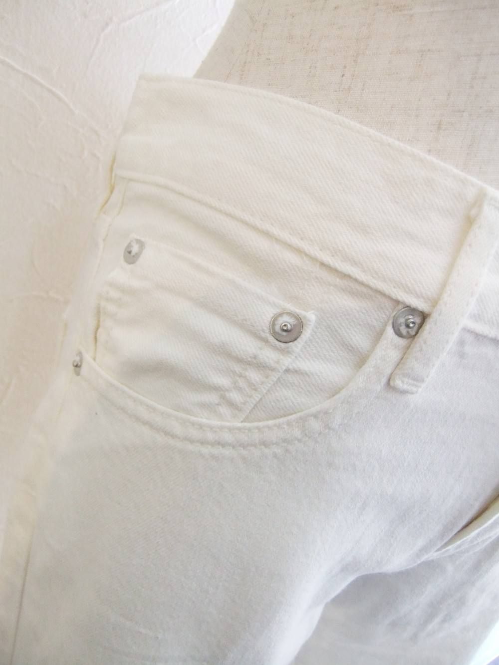 DENIM PANT ホワイト デニム