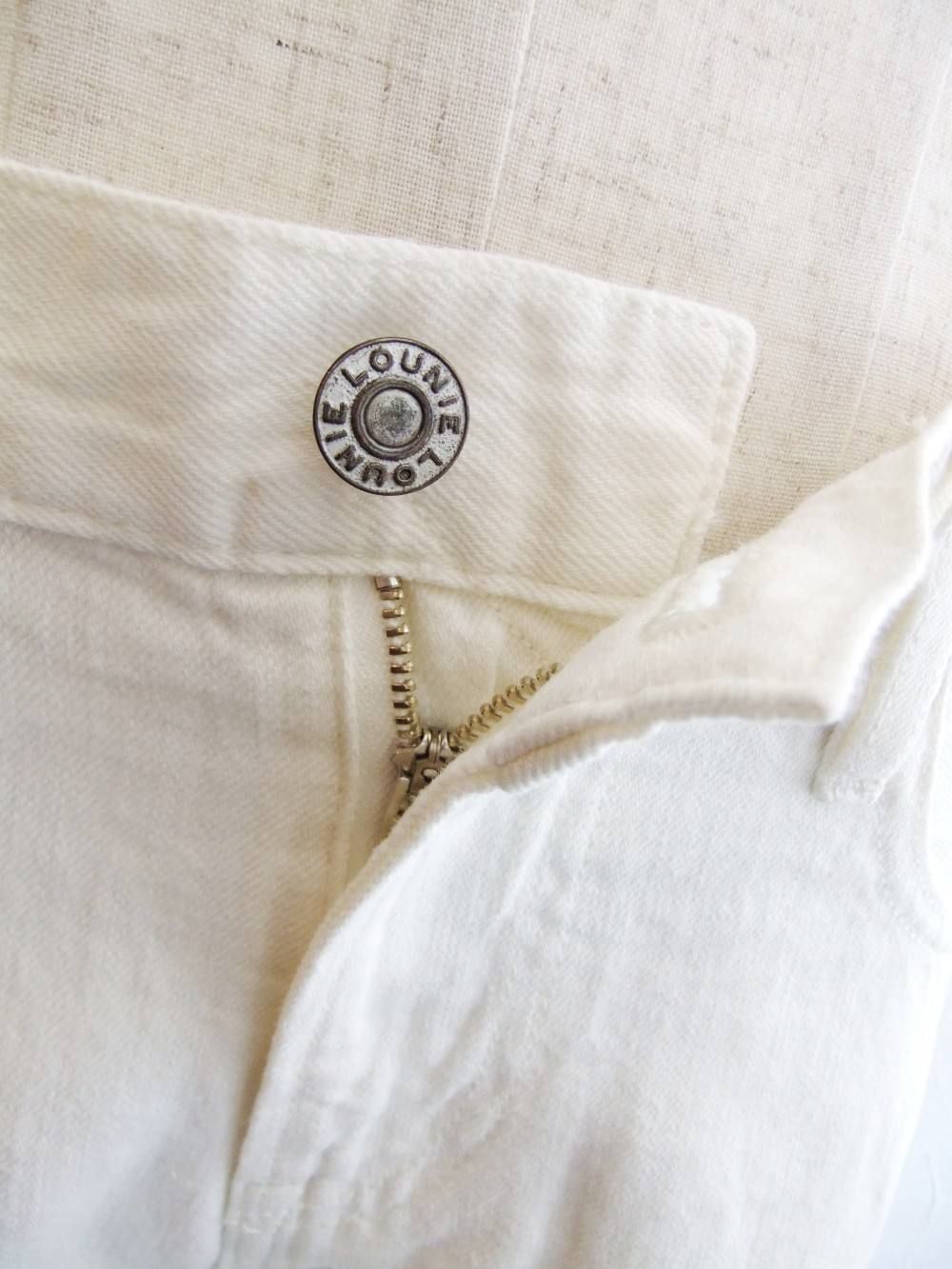 DENIM PANT ホワイト デニム