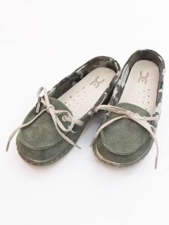 MOKA  DECK SHOES (C.GRN)