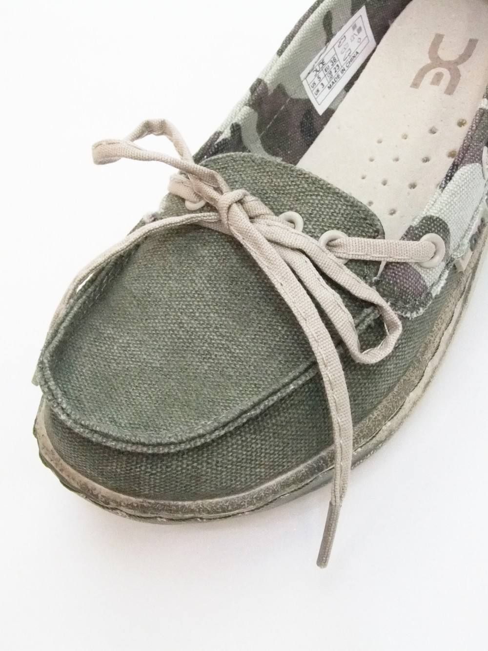 MOKA  DECK SHOES (C.GRN)