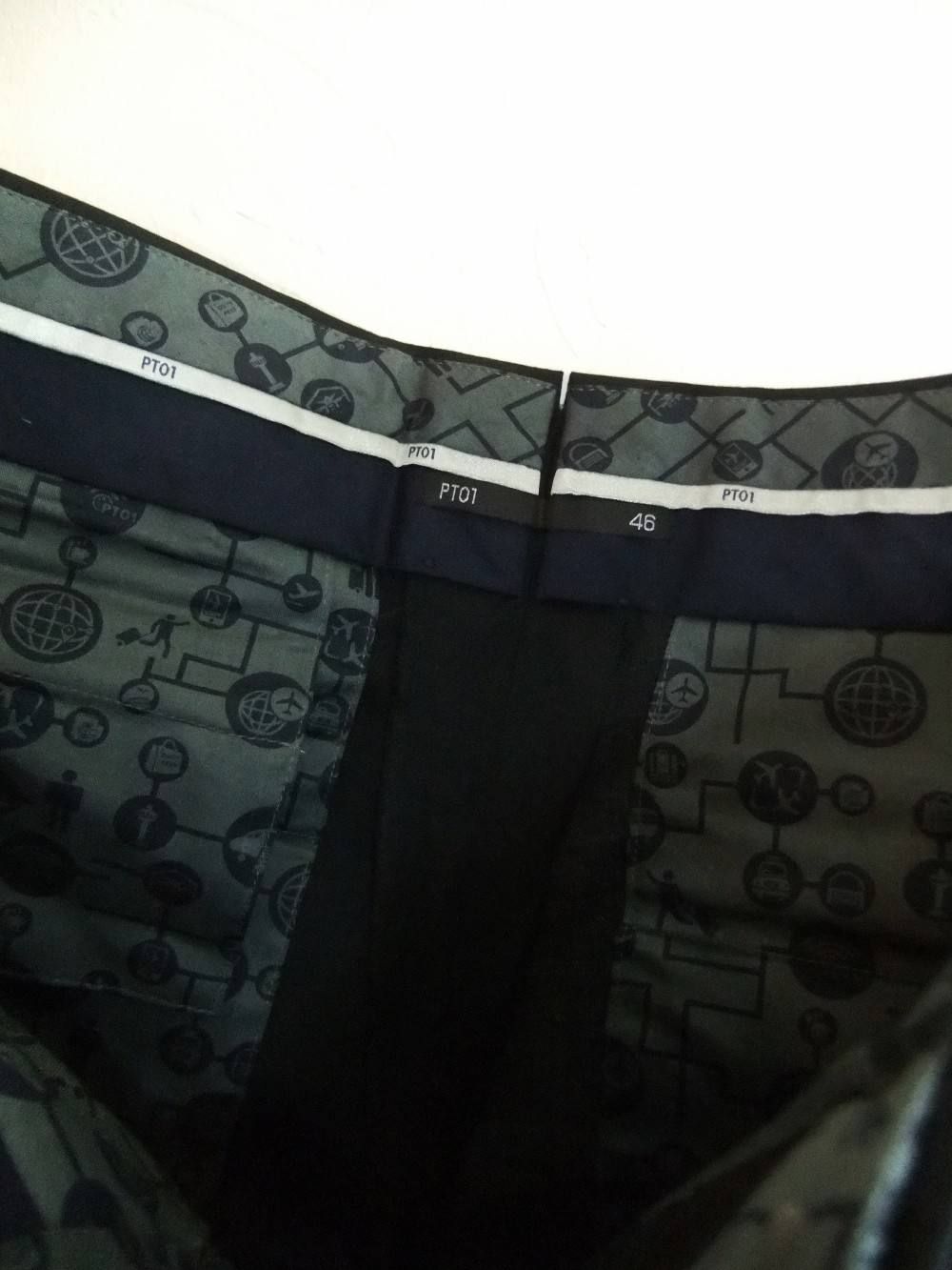 ブラック PT01 TRAVELLER SUPER SLIM FIT PT01 (ピーティーゼロウーノ) TRAVELLER (トラベラー) SUPER