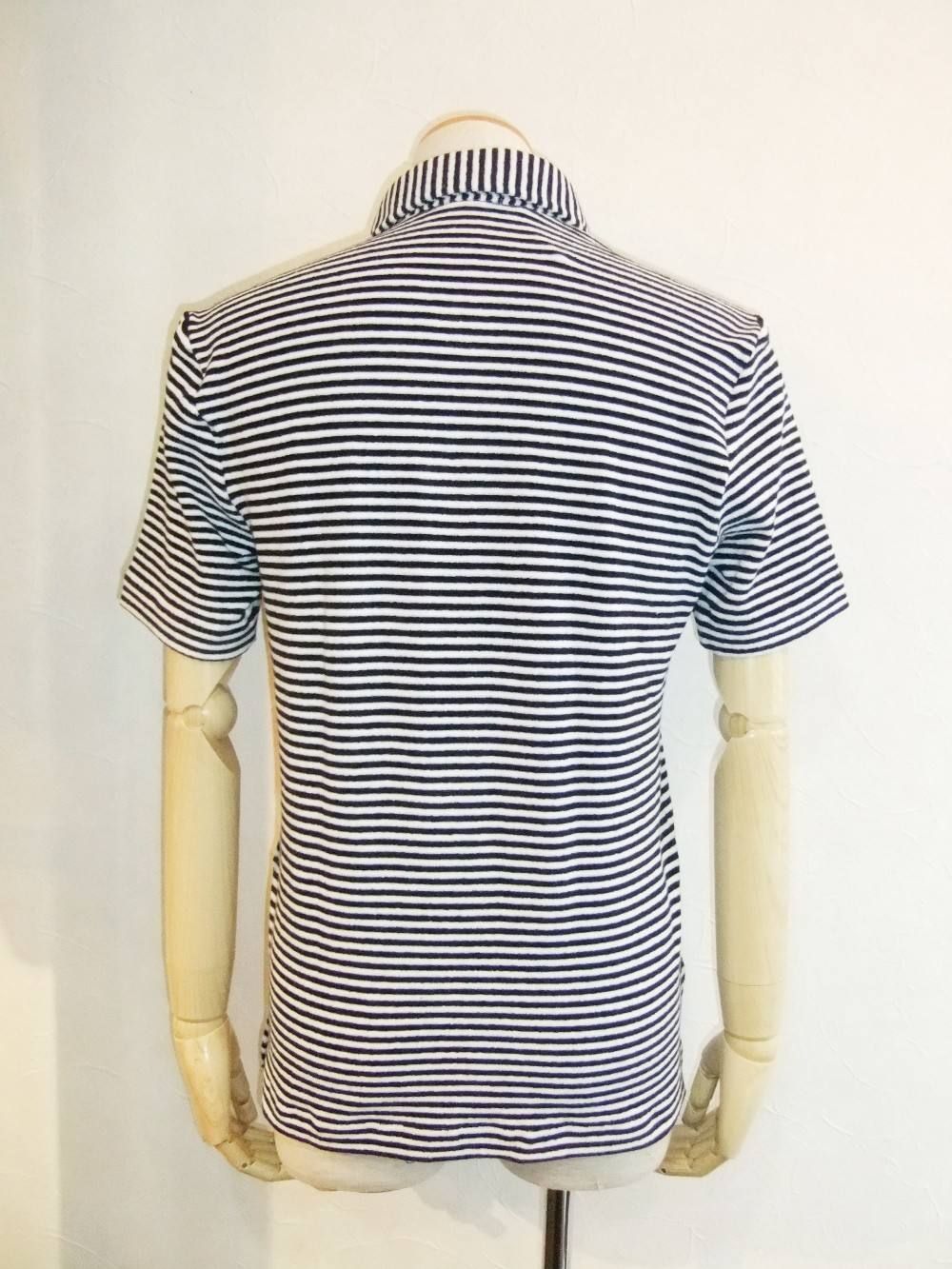 PILE STRIPE POLO T-SHIRT