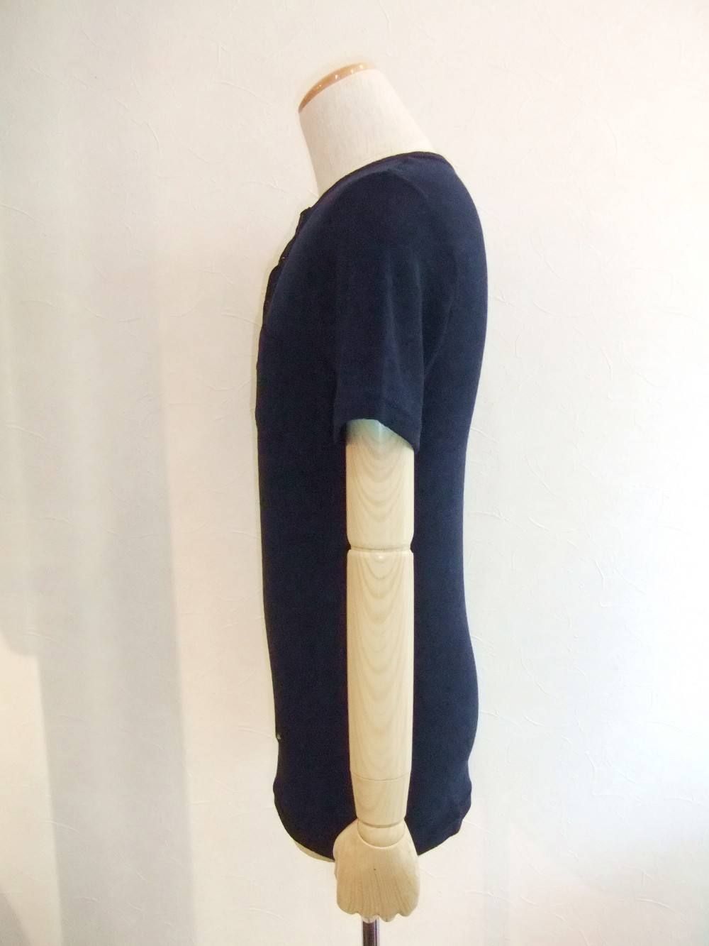 PILE ROUND NECK POLO T-SHIRT
