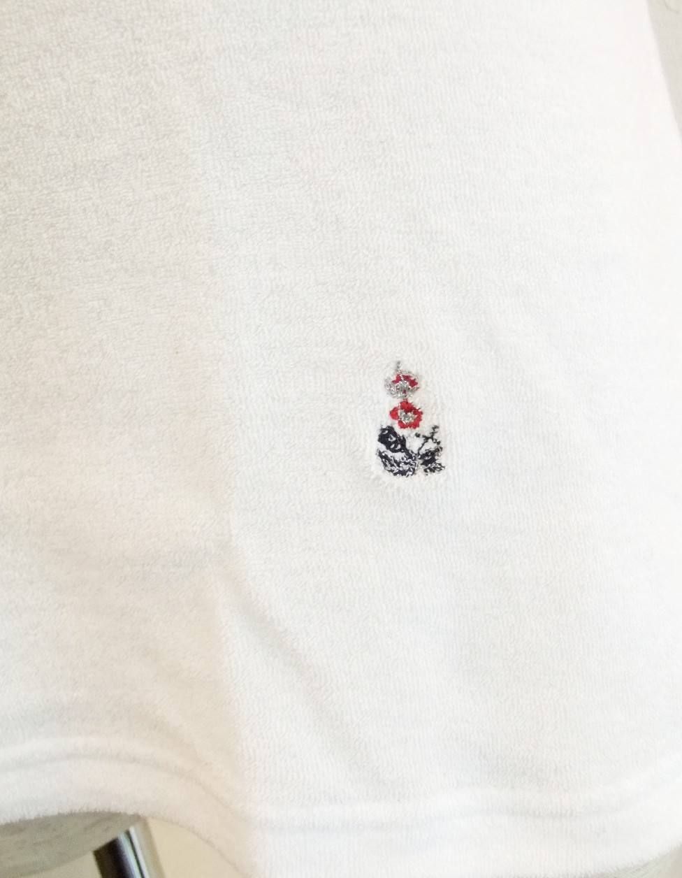 PILE ROUND NECK POLO T-SHIRT
