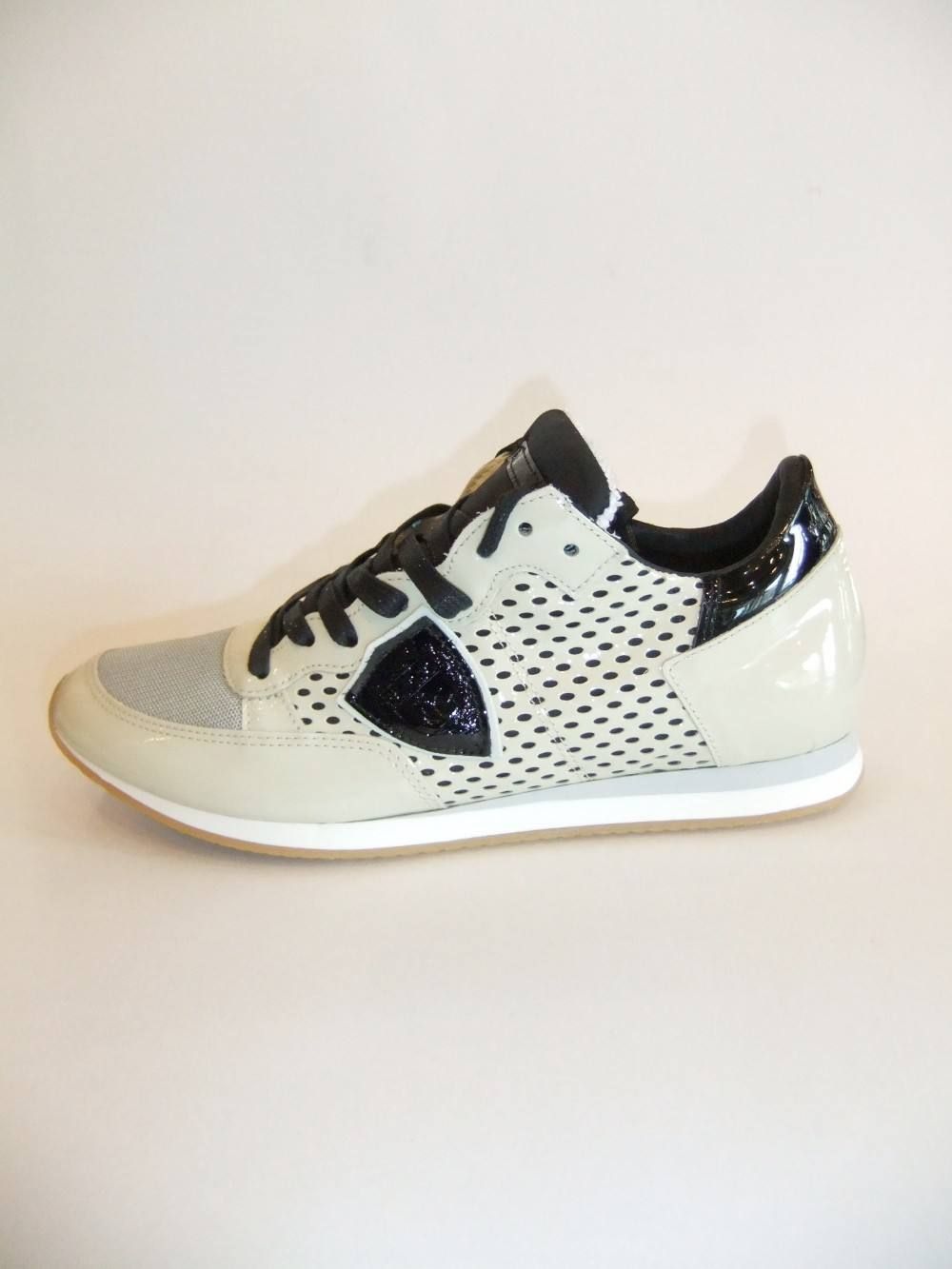 TROPEZ BASSA U PERFORE (CREAM/BK)