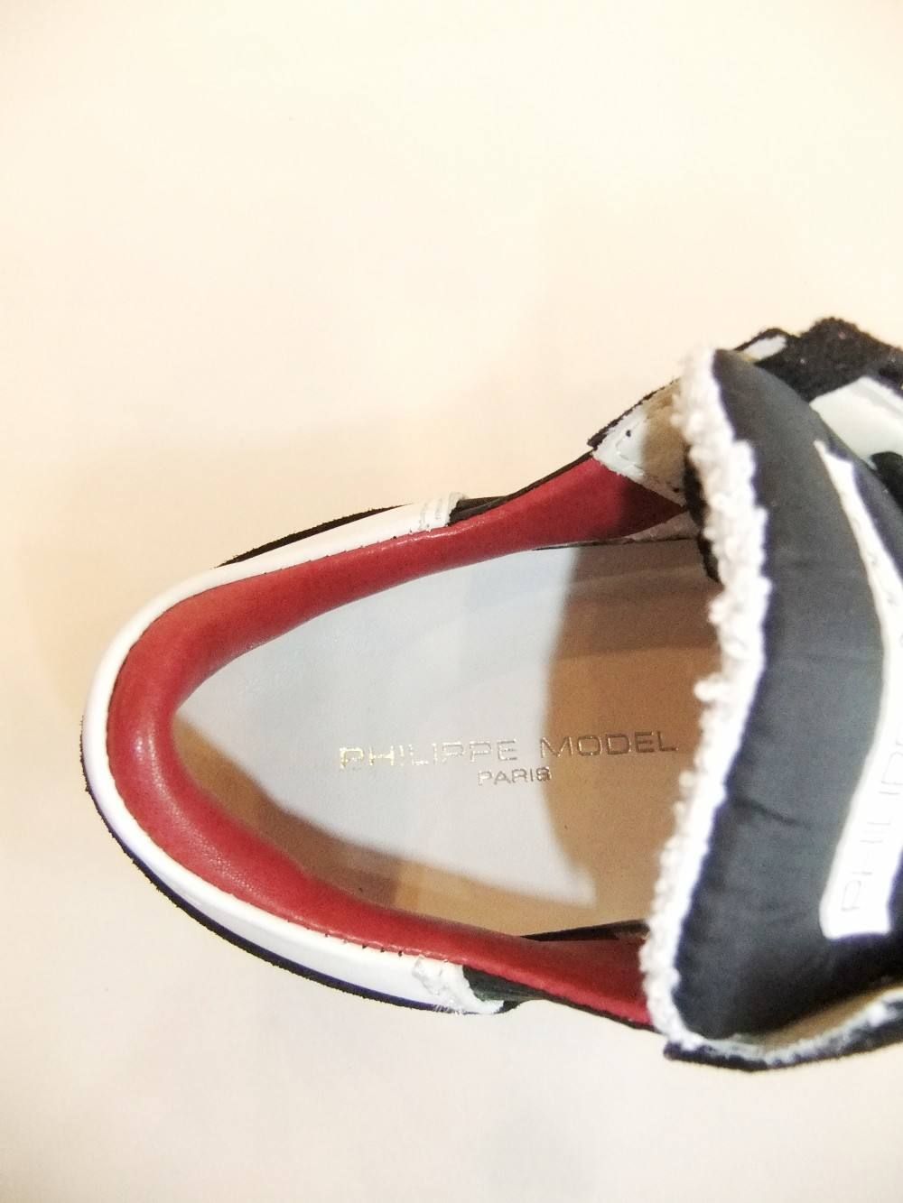 PHILIPPE MODEL (フィリップモデル) TROPEZ BASSA DONNA WORLD (BK / RED)
