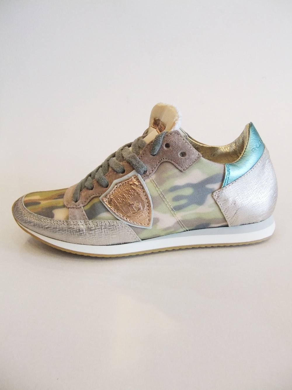 PHILIPPE MODEL (フィリップモデル)TROPEZ B D CAMOUFLAGE GREEN CAMO