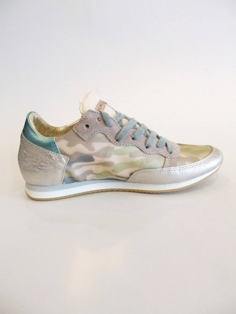 PHILIPPE MODEL (フィリップモデル)TROPEZ B D CAMOUFLAGE GREEN CAMO