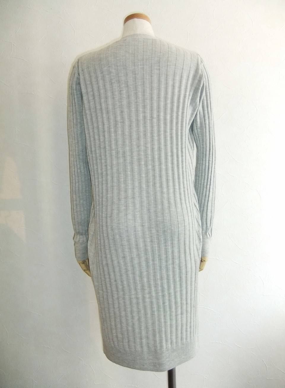 WIDE RIB LONG KNIT CARDIGAN