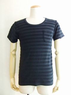 PILE THIN BORDER T-SHIRT