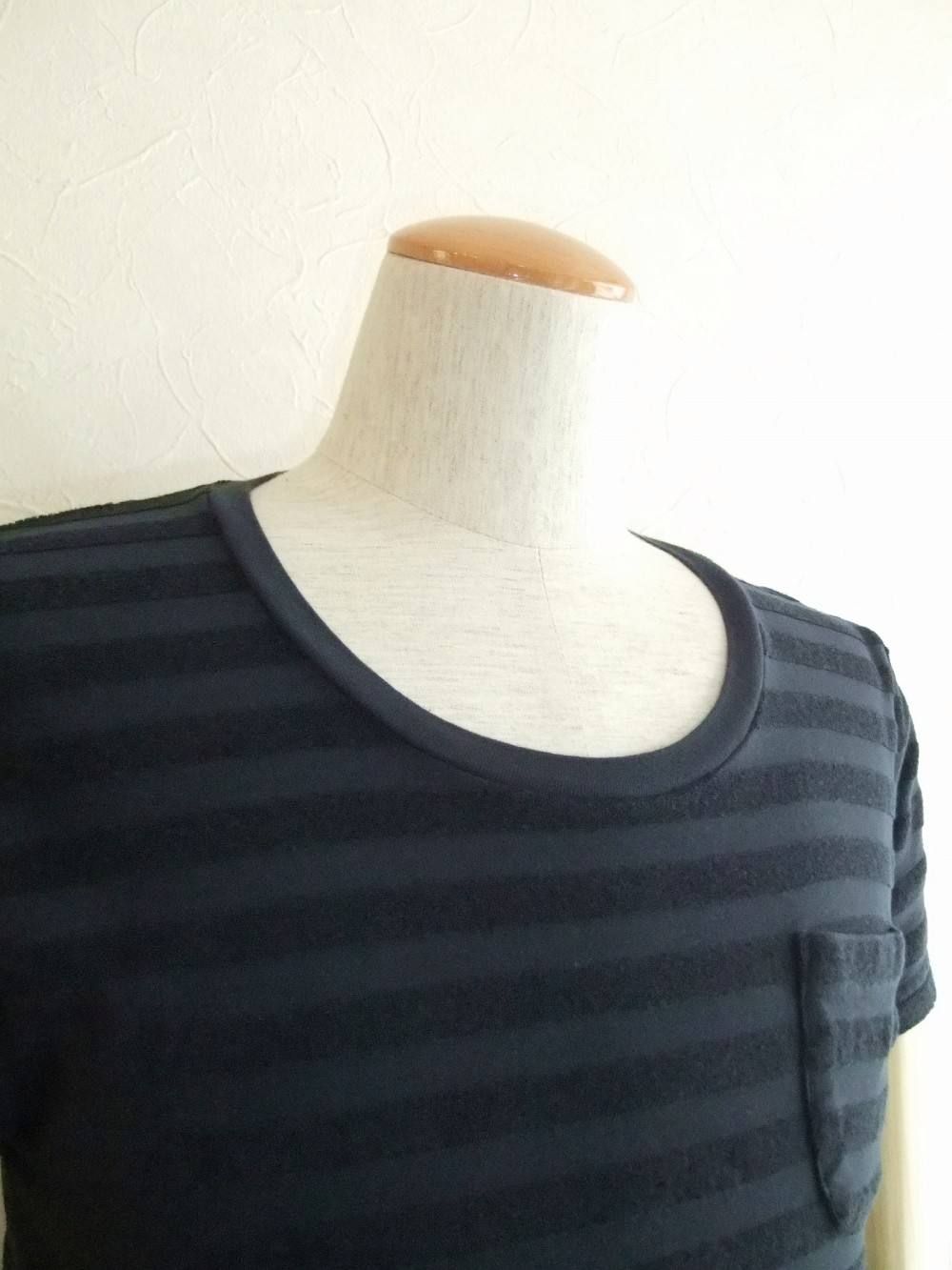 PILE THIN BORDER T-SHIRT