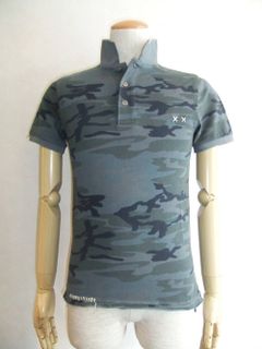 LIKE VINTAGE H/S POLO(CAMO)