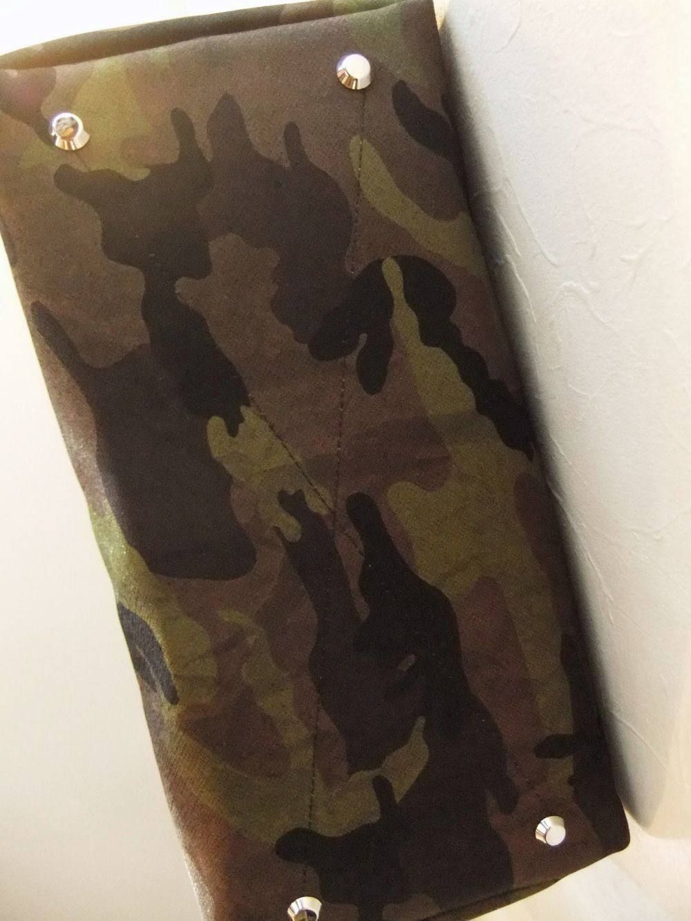WIDTH TOTE BAG  (Camo×Bk)