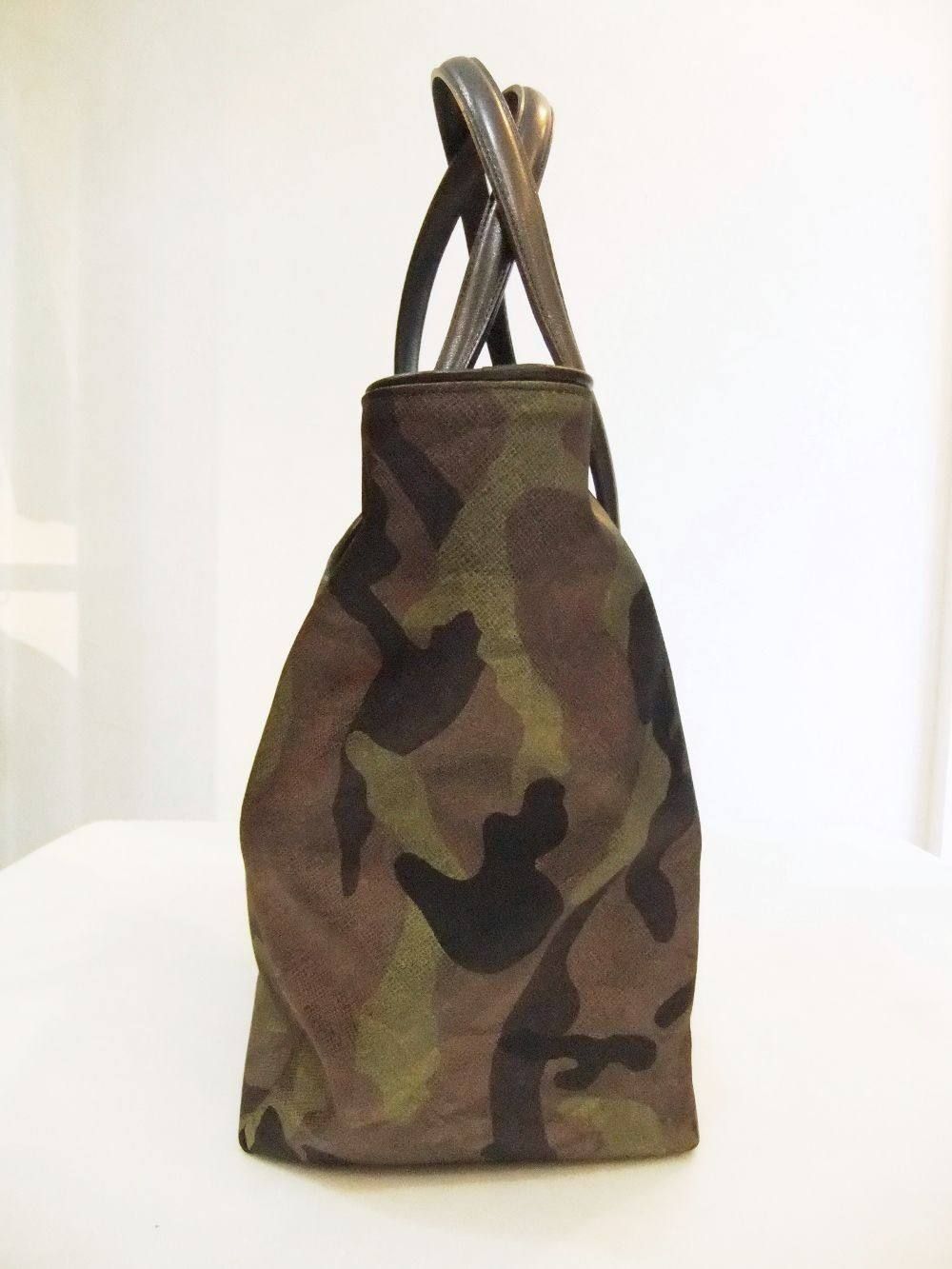 WIDTH TOTE BAG  (Camo×Bk)
