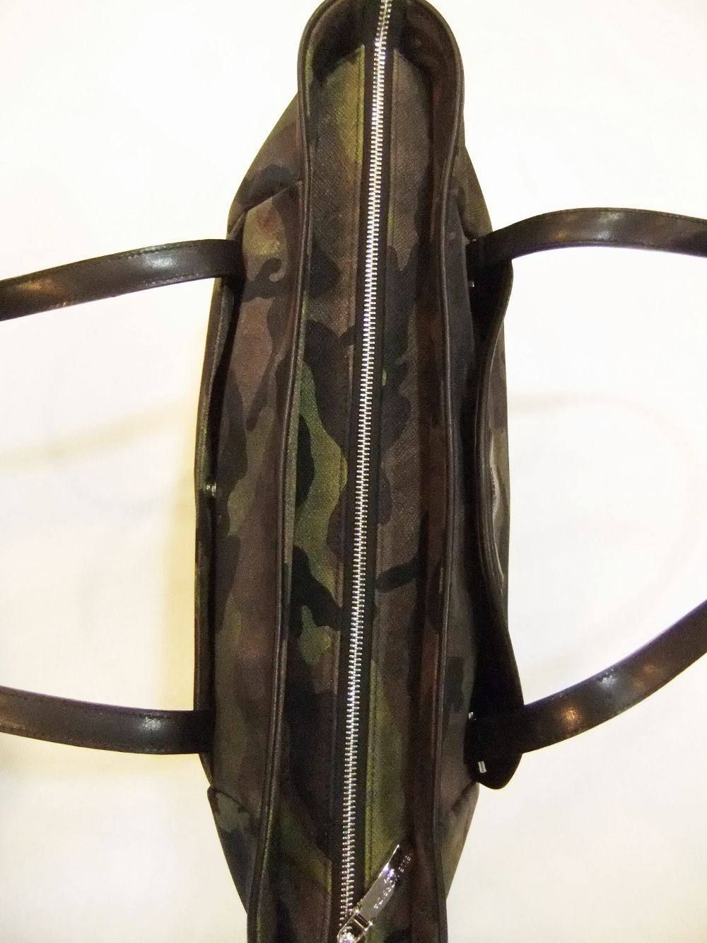 WIDTH TOTE BAG  (Camo×Bk)