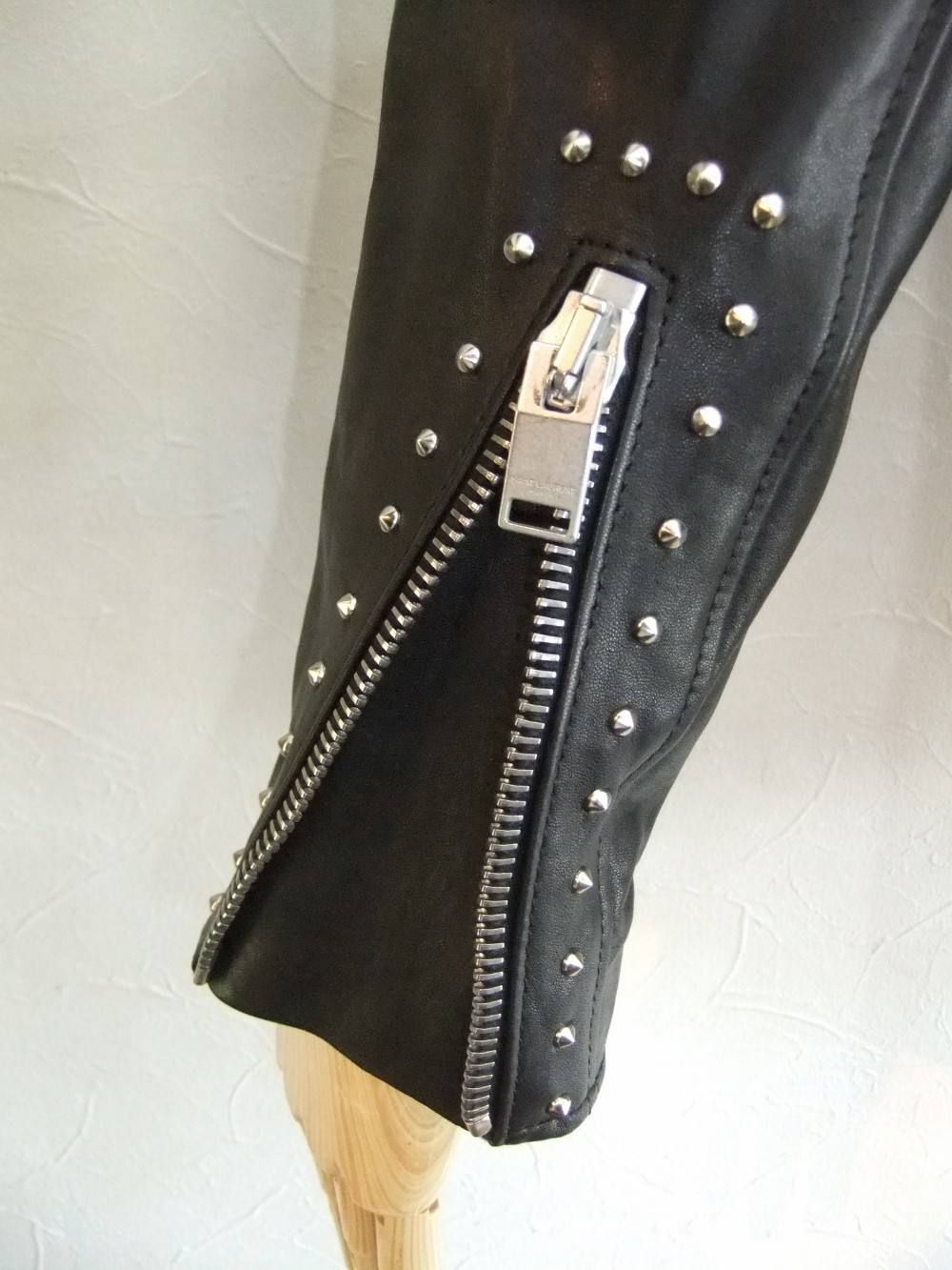 STUDS LEATHER JACKET