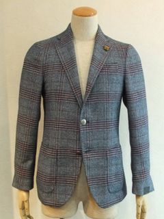 COTTON × LINEN CHECK  JACKET  32903GQ-R44553/3