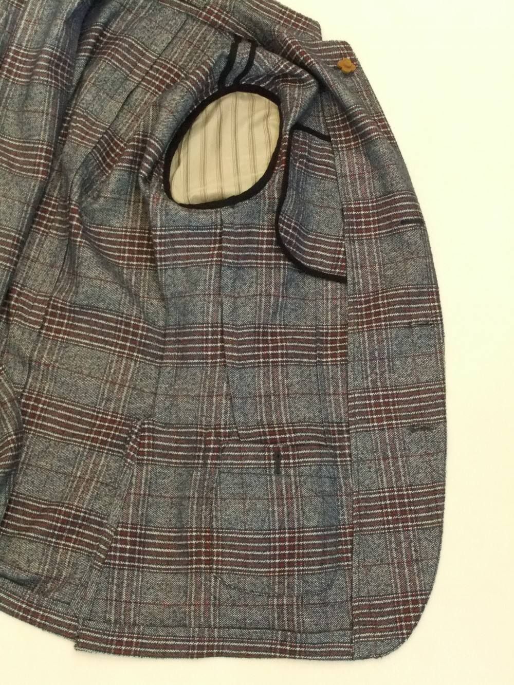 COTTON × LINEN CHECK  JACKET  32903GQ-R44553/3