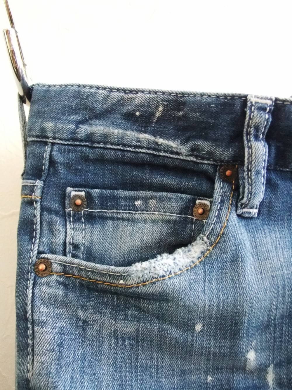 GESSO PATCH WASH SLIM JEANS