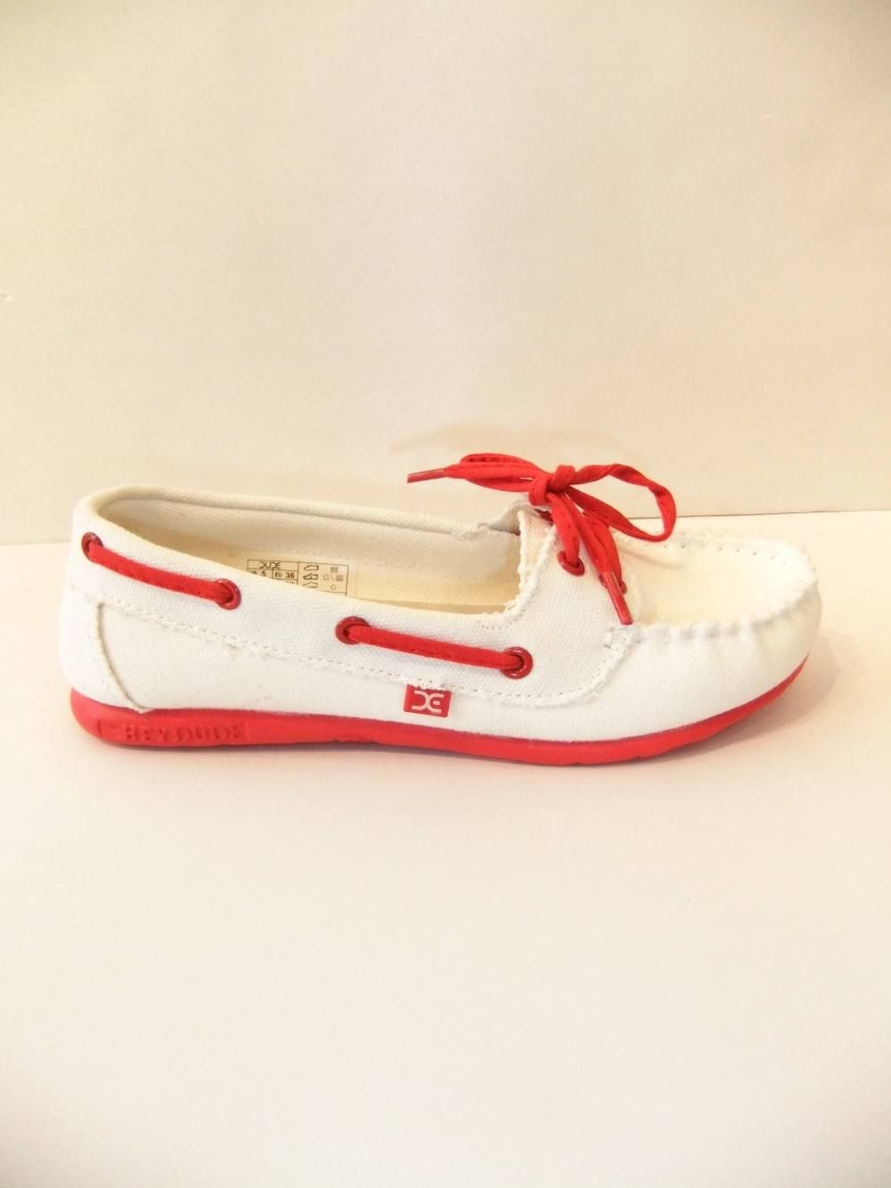POSITANO  DECK SHOES(WH / RD)