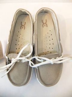 MOKA  DECK SHOES(STONE)