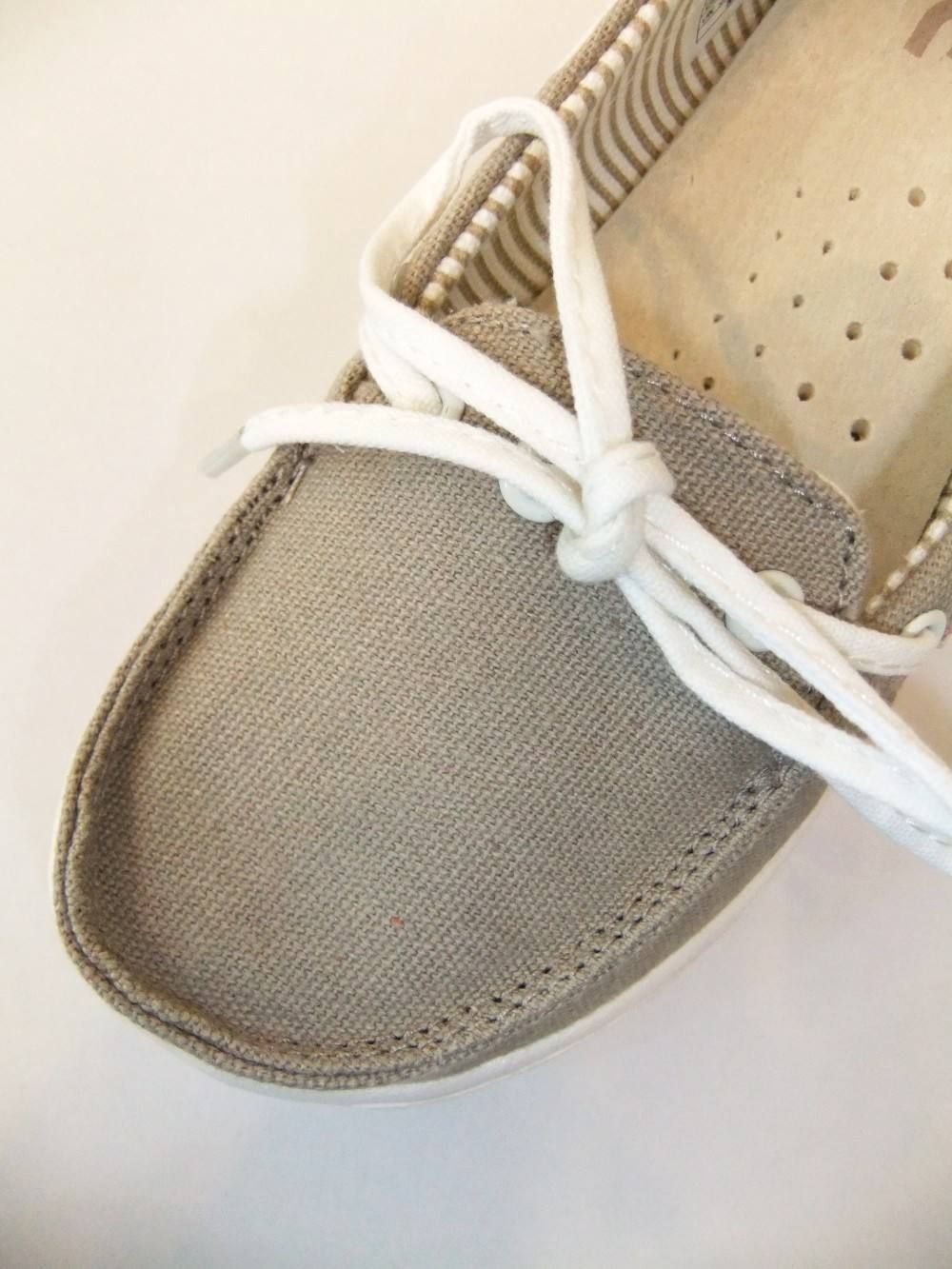 MOKA  DECK SHOES(STONE)
