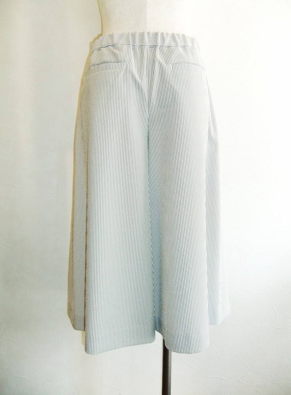 STRIPE PATTERN GAUCHO PANT
