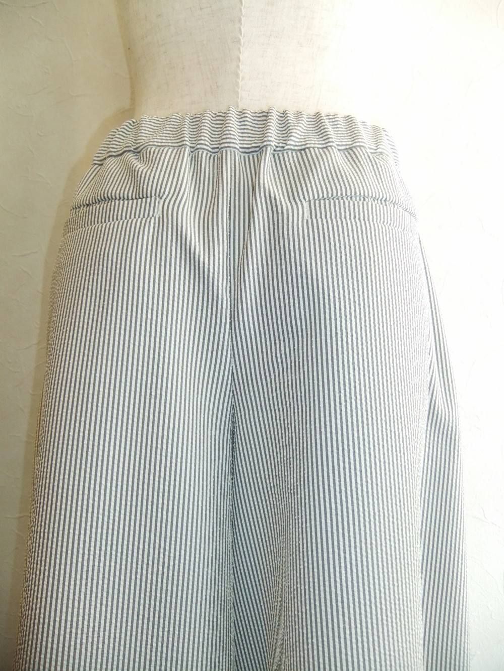 STRIPE PATTERN GAUCHO PANT
