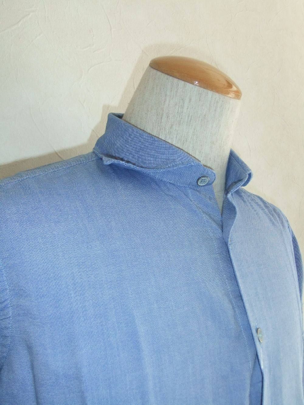 Camicia Cotone Oxford C025U-45166A-820 (Blue)