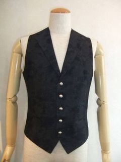 CAMO LINEN/COTTON GILLET DANTH-66UEG017/B1036
