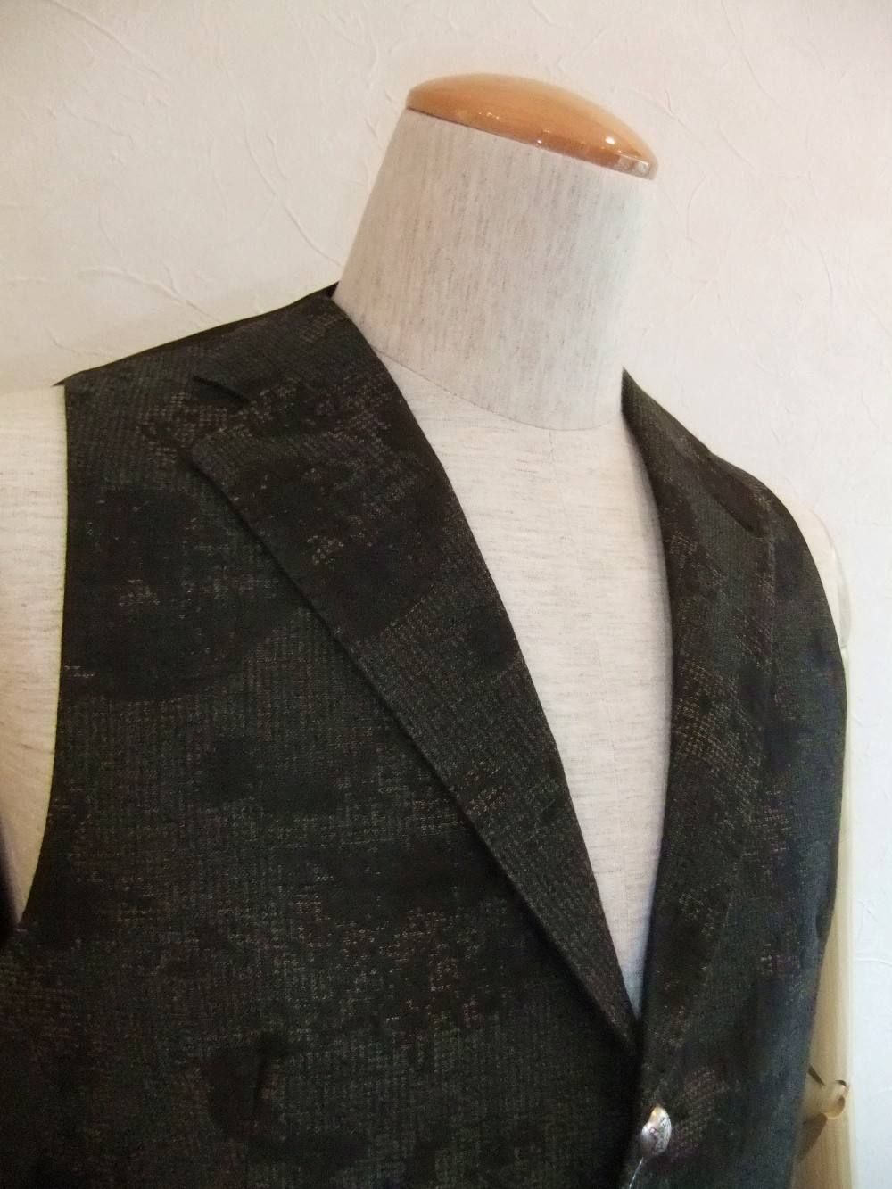 CAMO LINEN/COTTON GILLET  DANTH-66UEG017/B1036