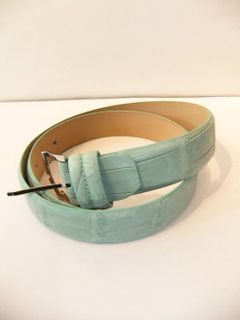 CROCODILE LEATHER BELT
