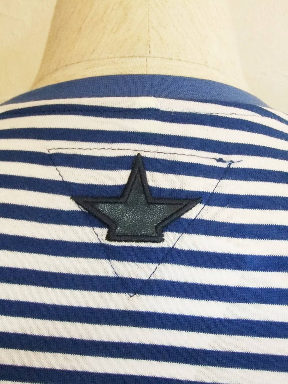 BORDER SHORT SLEEVE T-SHIRT