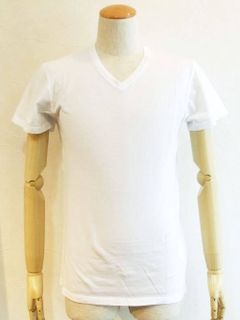LIKE VINTAGE H/S V NECK T-SHIRT