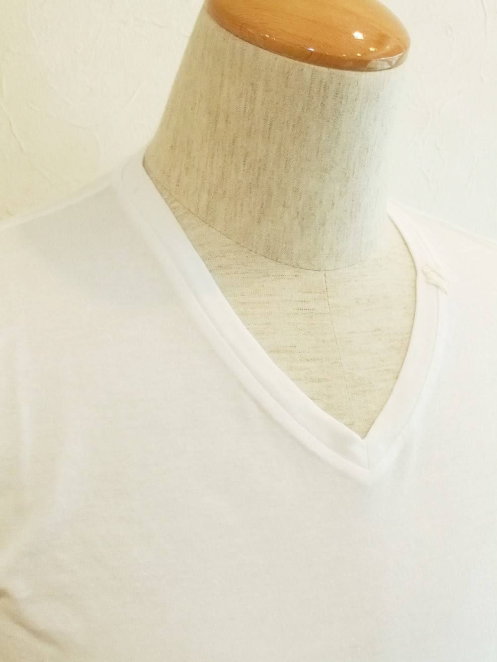 LIKE VINTAGE H/S V NECK T-SHIRT