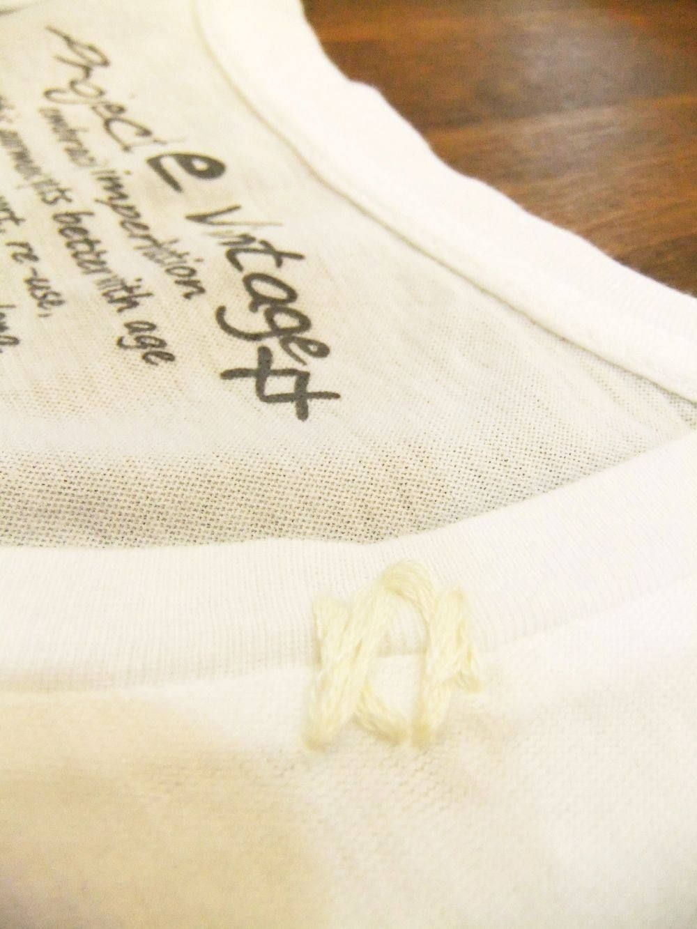 LIKE VINTAGE H/S V NECK T-SHIRT