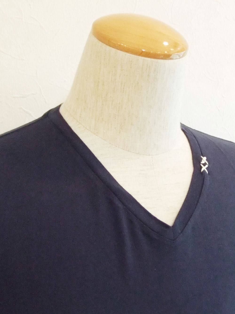 LIKE VINTAGE H/S V NECK T-SHIRT