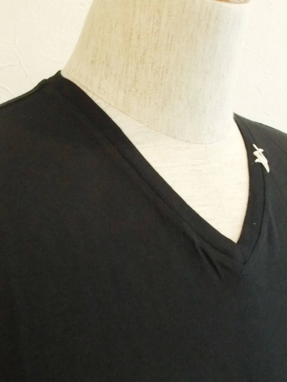 LIKE VINTAGE H/S V NECK T-SHIRT
