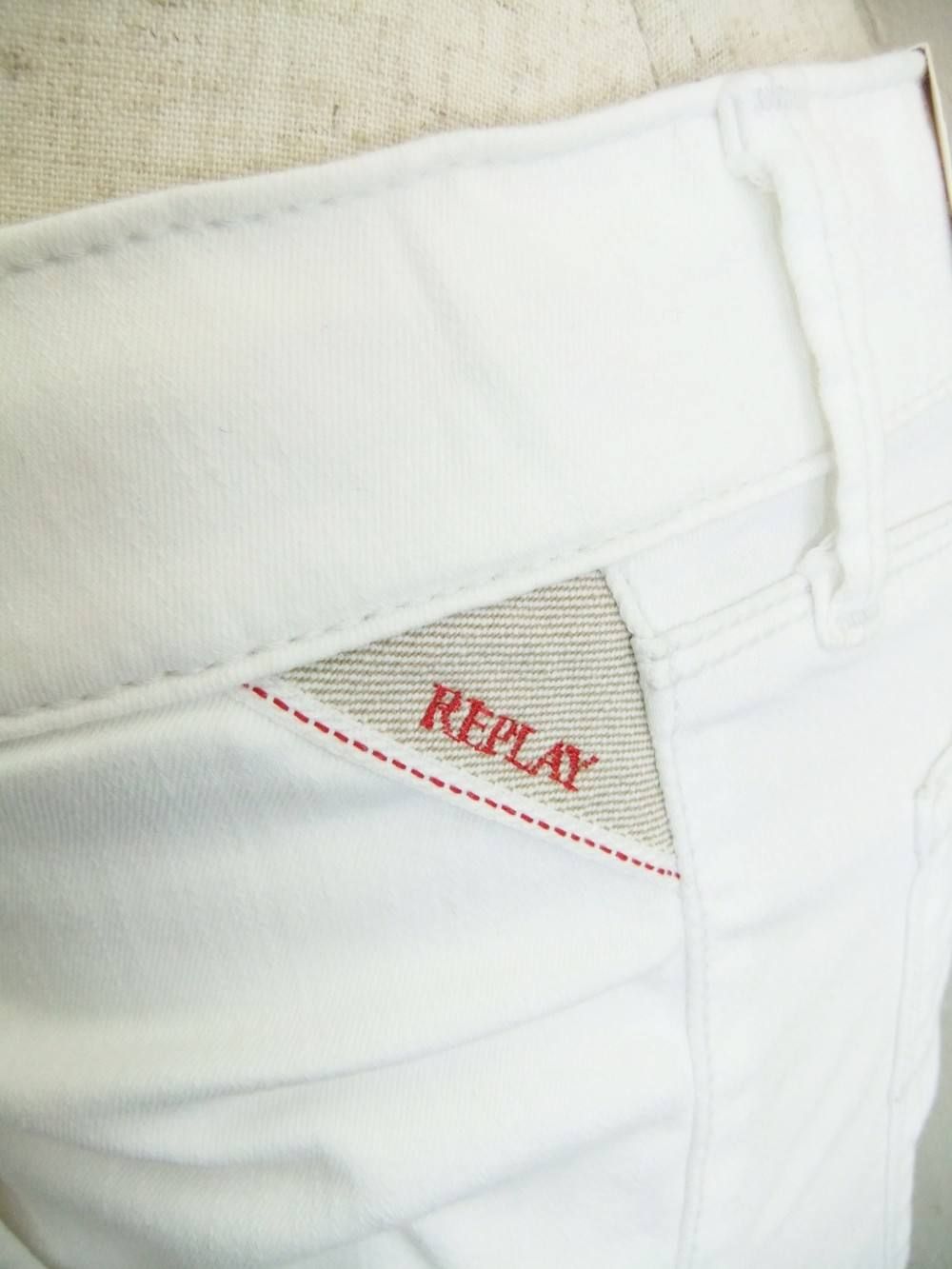 MAELLE SKINNY 8oz DRILL FLAME POWER STRETCH DENIM