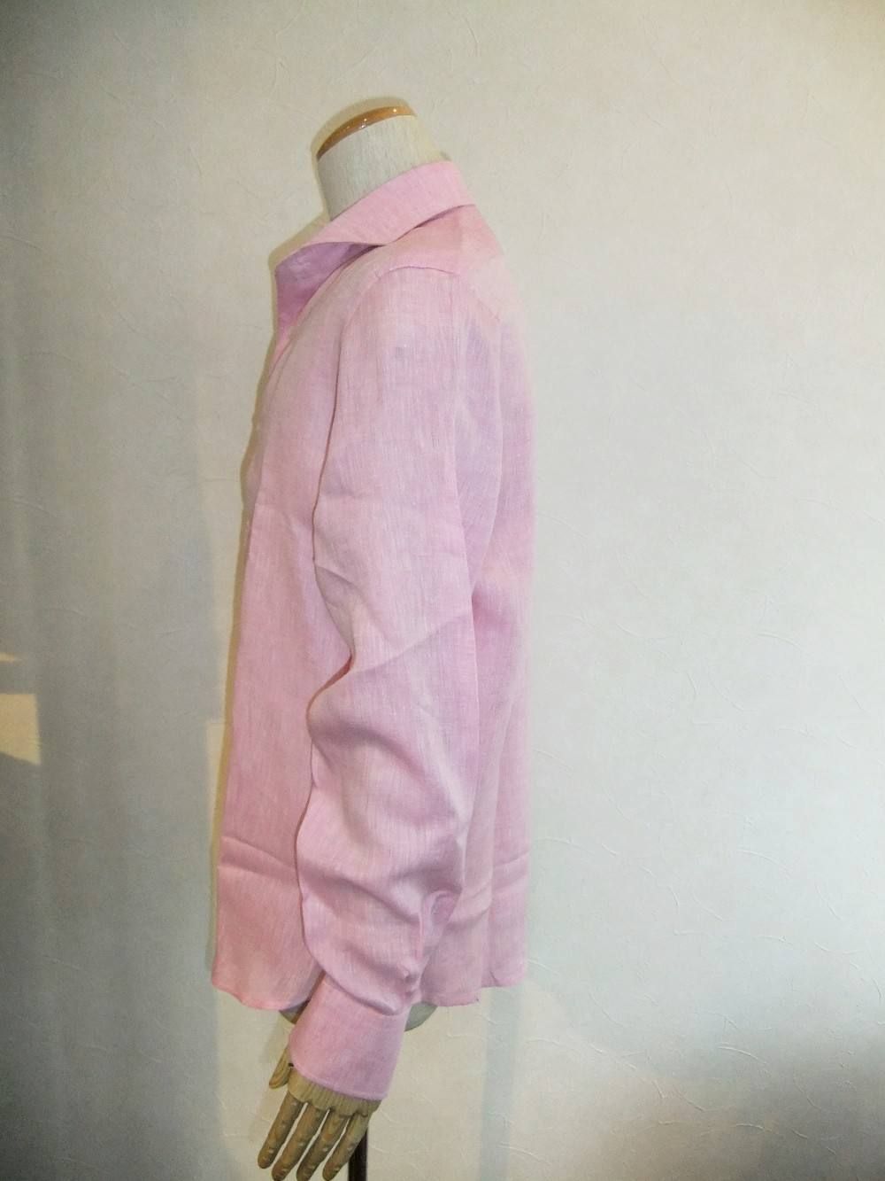 LARDINI セミワイドカラーシャツ