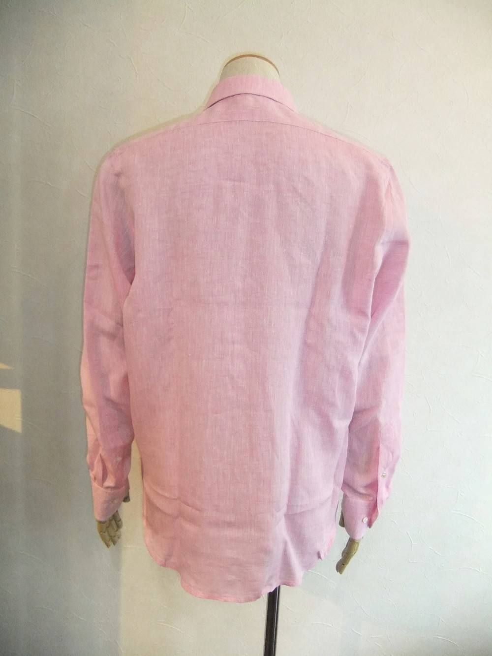 LARDINI セミワイドカラーシャツ