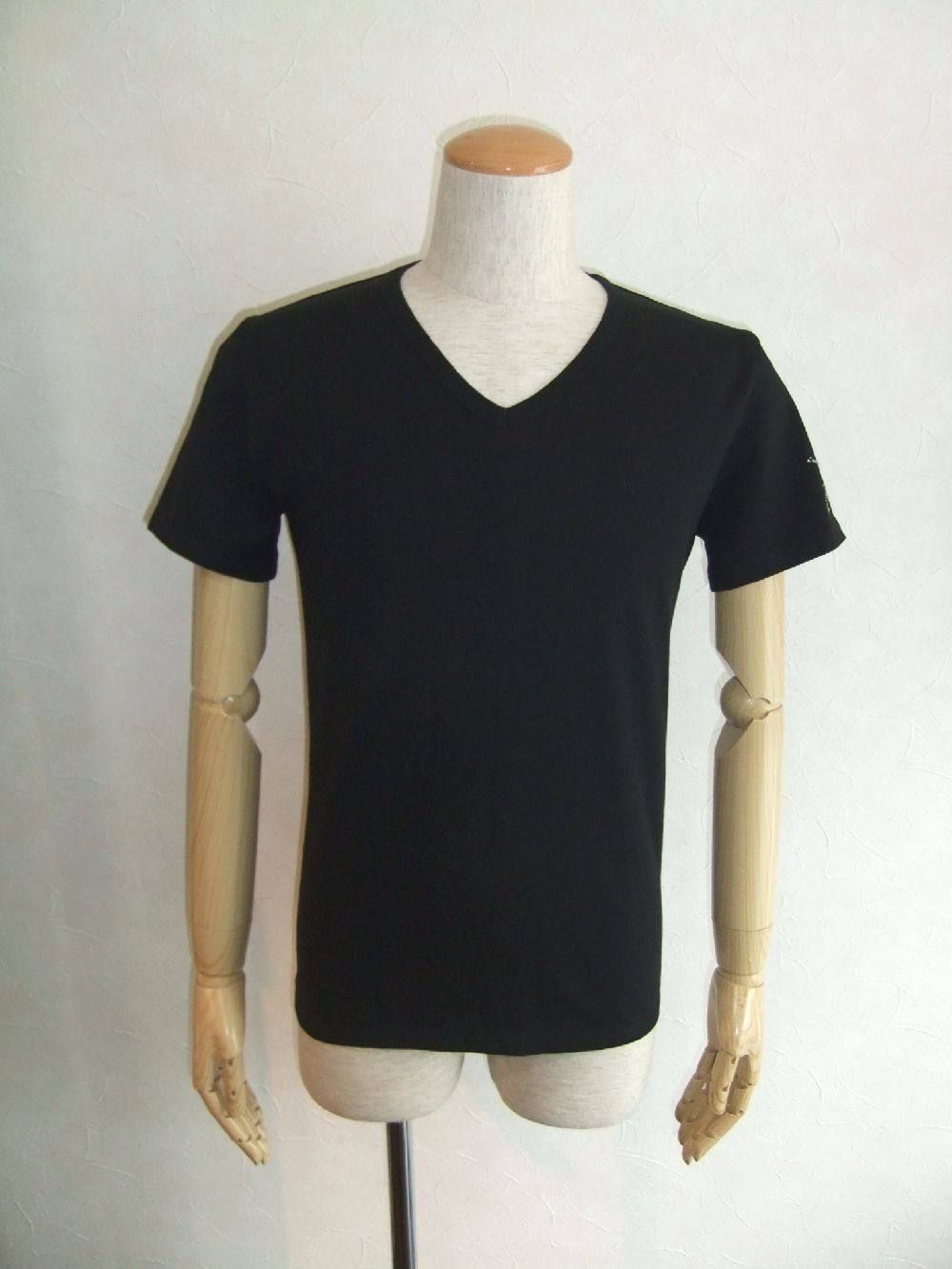 ☆&LAP&PISTOL SWARO CRYSTAL V NECK-SHIRT
