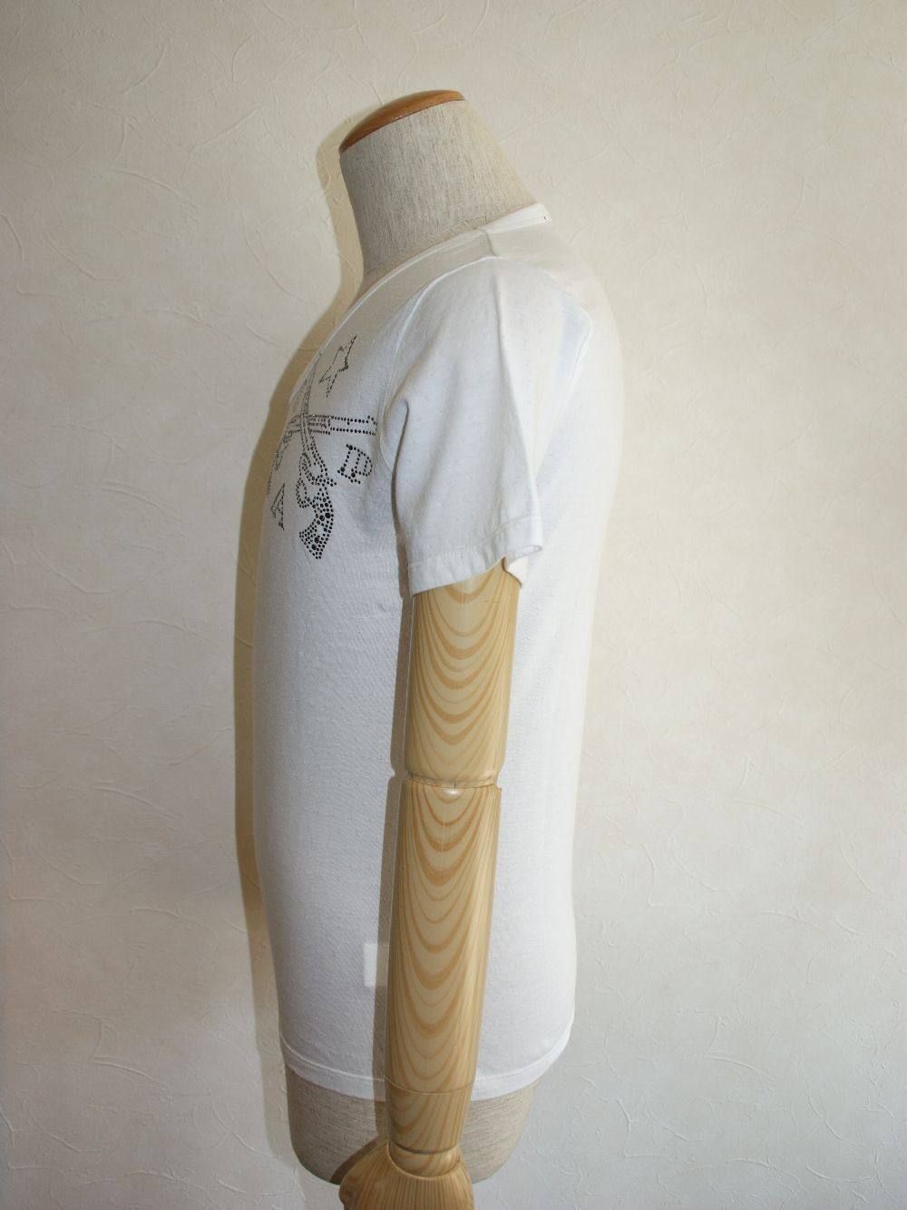 ☆&LAP&PISTOL SWARO CRYSTAL V NECK T-SHIRT