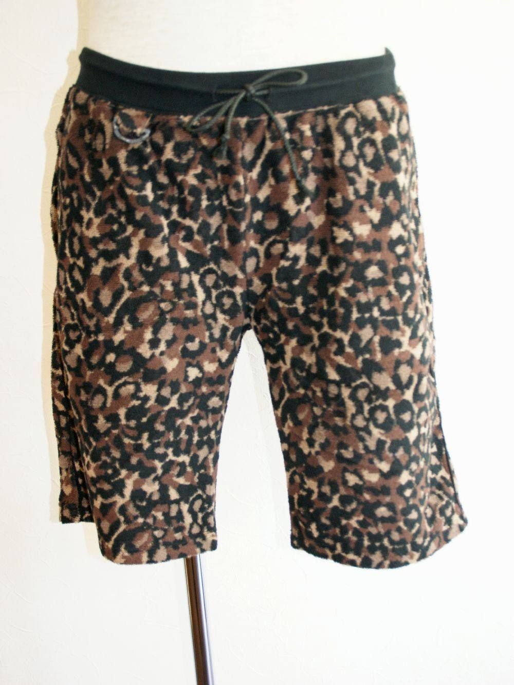 LEOPARD PILE JAQUARD H/PANTS