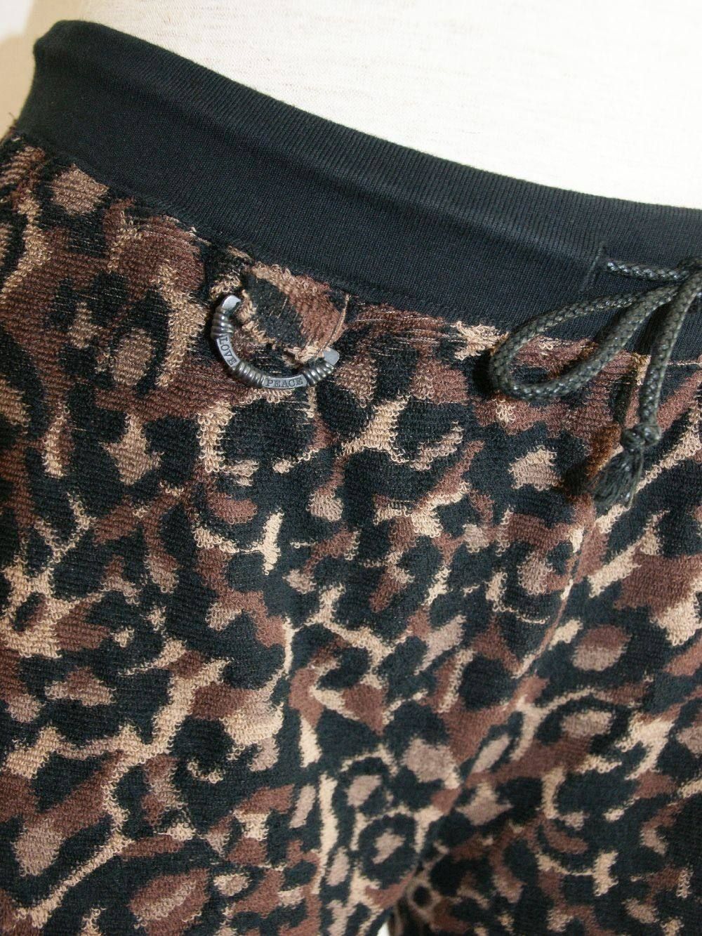 LEOPARD PILE JAQUARD H/PANTS