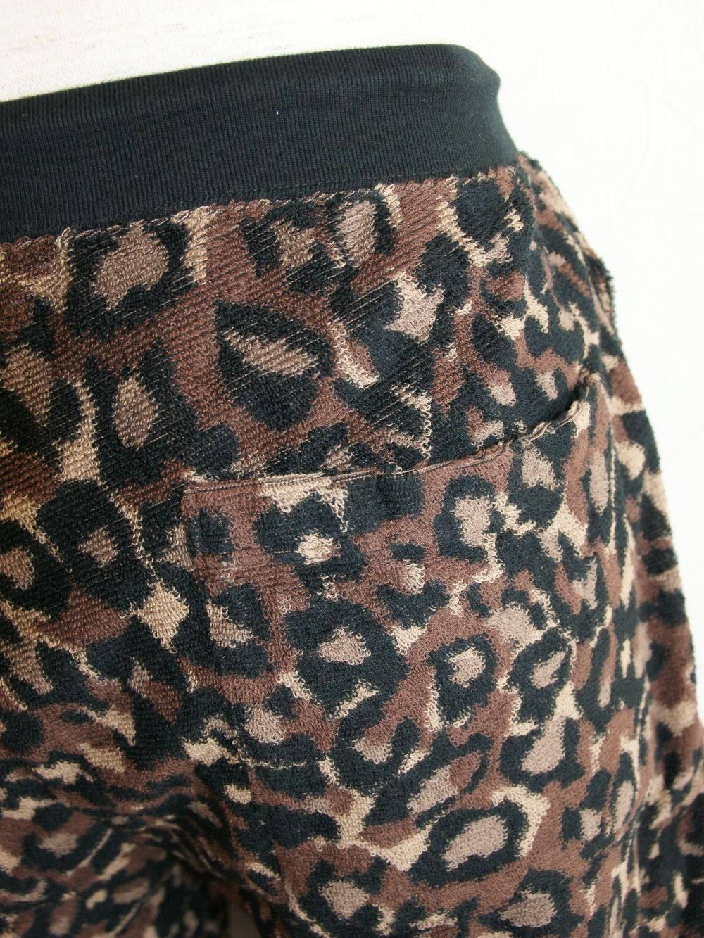 LEOPARD PILE JAQUARD H/PANTS