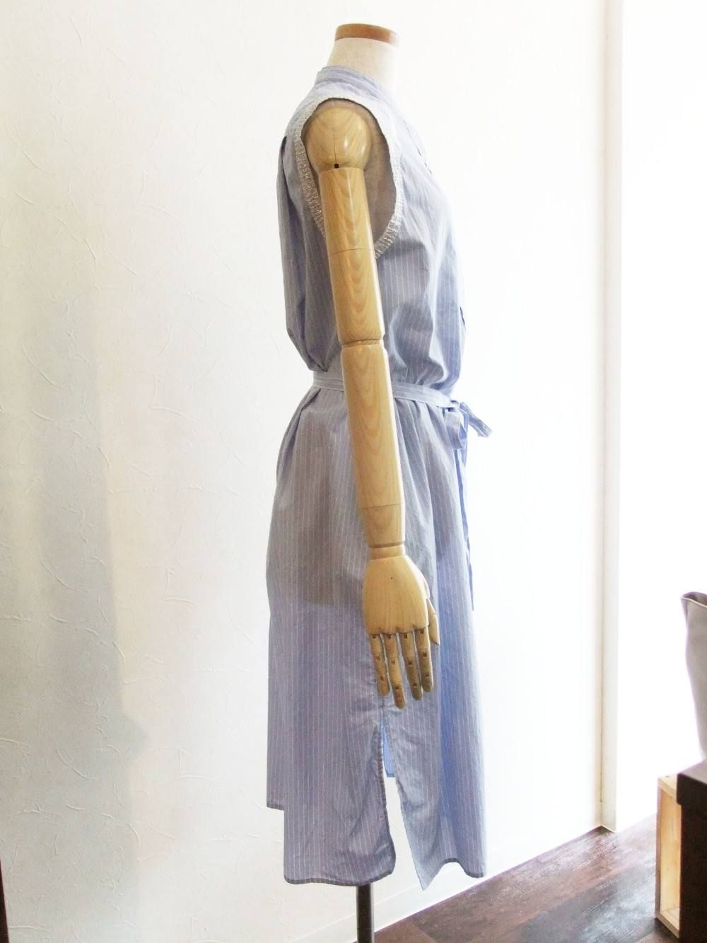 BLANC basque (ブランバスク) ノースリーブ シャツ ワンピース   BB72-119