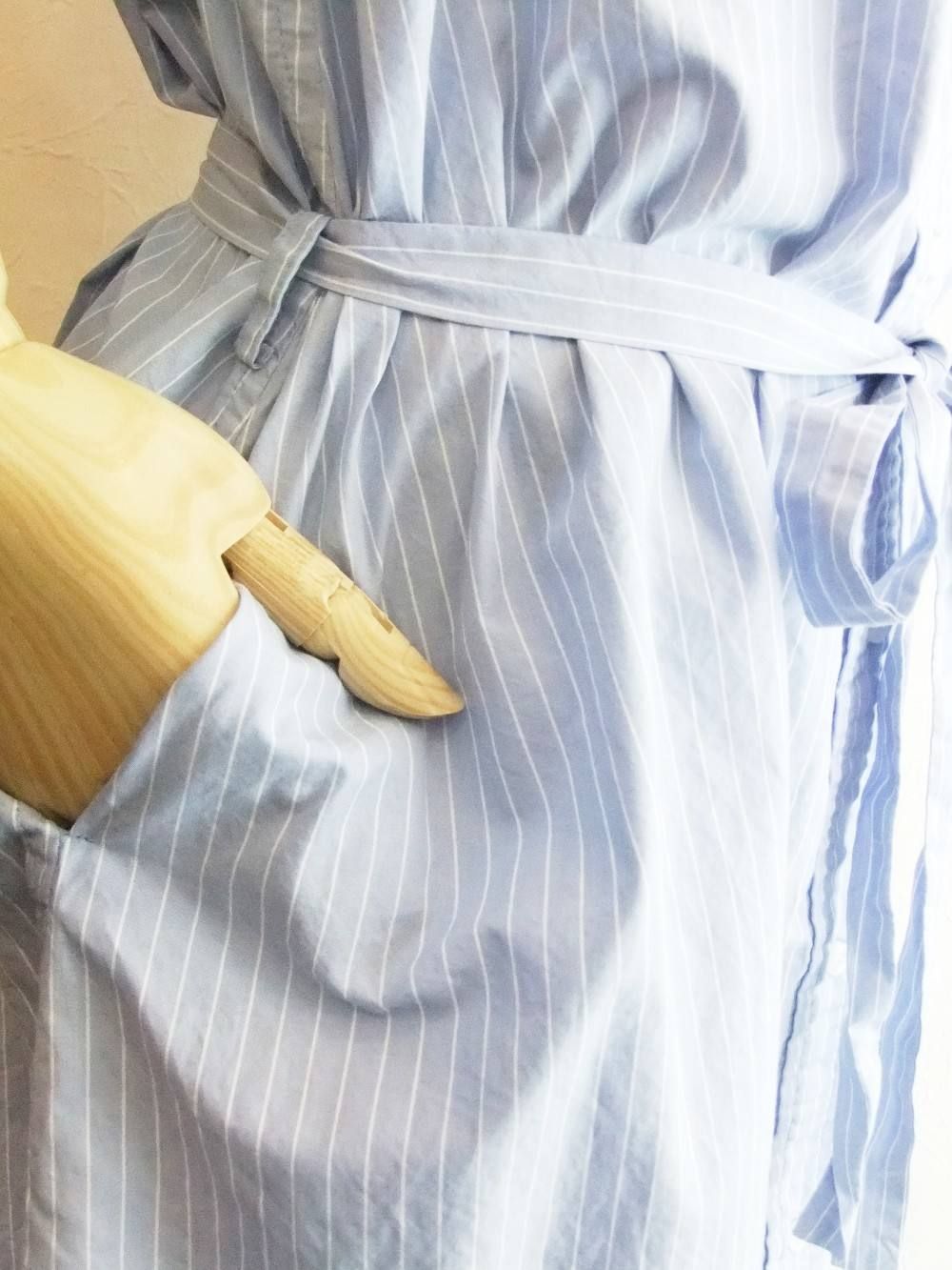 BLANC basque (ブランバスク) ノースリーブ シャツ ワンピース   BB72-119